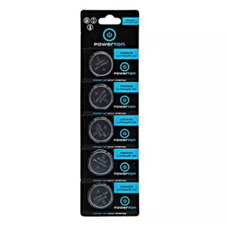 Powerton ENERGY LITHIOCELL Jednorázová lithiová baterie CR2032, 5-pack