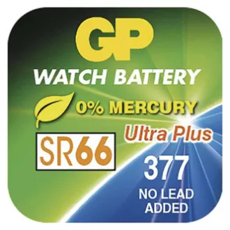 GP Jednorázová alkalická baterie SR626SW, 10-pack