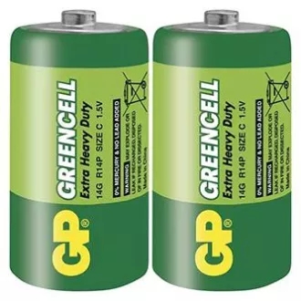GP Jednorázová zinkochloridová baterie C, 2-pack