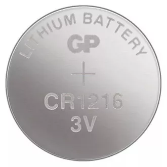 GP Jednorázová lithiová baterie CR1216, 5-pack