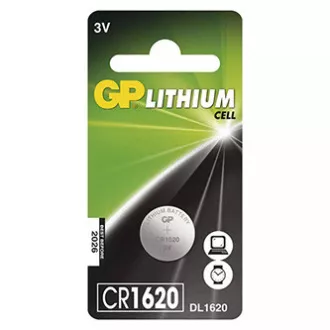 GP Jednorázová lithiová baterie CR1620, 1-pack