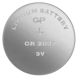 Baterie lithiová, CR2032, CR2032, 3V, GP, blistr, 2-pack