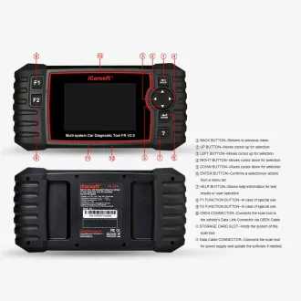 Diagnostika iCarsoft FR V2.0 pro Peugeot / Citroen / Renault / Dacia