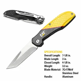 Caterpillar Zavírací nůž s Tanto čepelí CT980047