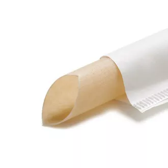 EURO STRAWS - Přírodní bambusové brčko Bobba 12x230mm, 80ks, jednotlivě balená