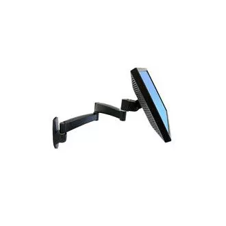 ERGOTRON 200 Series Wall Mount Arm, 2 Extensions, 24" LCD, černý