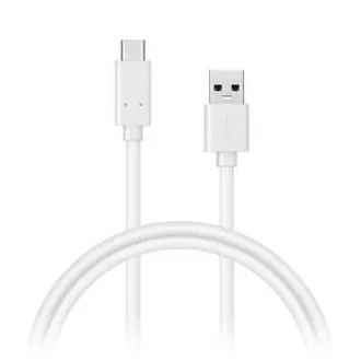 CONNECT IT Wirez USB C (Type C) - USB, tok proudu až 3A !, bílý, 2 m