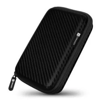 CONNECT IT HardShellProtect pevné skořepinové ochranné pouzdro na 2,5" HDD, karbon CONNECT IT HardShellProtect pevné skořepinové ochranné pouzdro na 2,5" HDD, karbon