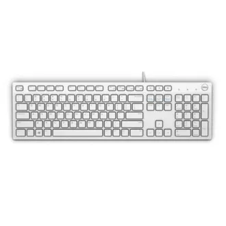 Dell KB216 multimediální klávesnice US/International bílá