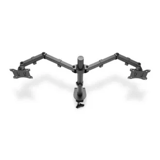 Digitus držák na dva monitory 15-32 ", 2x 8 kg (max.), Černé VESA: 75 x 75, 100 x 100