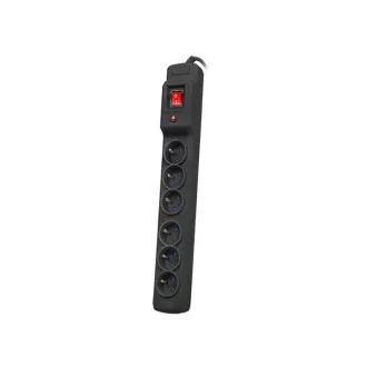 ARMAC SURGE PROTECTOR MULTI M6 5M 6X FRENCH OUTLETS BLACK