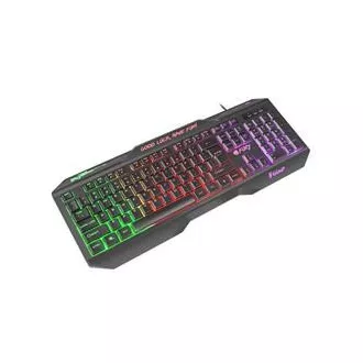 Fury Herní klávesnice Hellfire 2, drátová, USB, kabel délka 1,45m, podsvícená, černá (rozložení US)