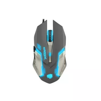 Fury Herní myš Warrior, herní, 3200DPI, USB, optická, drátová, RGB, 6 tlačítek, kabel délka 1,5m, černá Fury Herní myš Warrior, herní, 3200DPI, USB, optická, drátová, RGB, 6 tlačítek, kabel délka 1,5m, černá