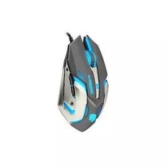 Fury Herní myš Warrior, herní, 3200DPI, USB, optická, drátová, RGB, 6 tlačítek, kabel délka 1,5m, černá Fury Herní myš Warrior, herní, 3200DPI, USB, optická, drátová, RGB, 6 tlačítek, kabel délka 1,5m, černá
