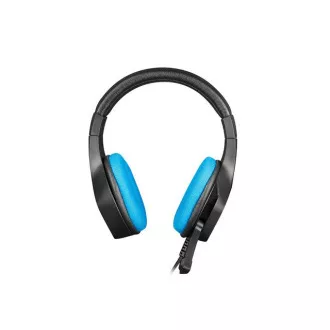 Fury Herní sluchátka s mikrofonem Phantom, drátové, RGB, USB, jack 3,5mm, kabel délka 2m, černá