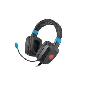Fury Herní sluchátka s mikrofonem Raptor, drátové, RGB, USB, jack 3,5mm, kabel délka 2m, černá