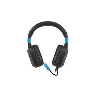 Fury Herní sluchátka s mikrofonem Raptor, drátové, RGB, USB, jack 3,5mm, kabel délka 2m, černá