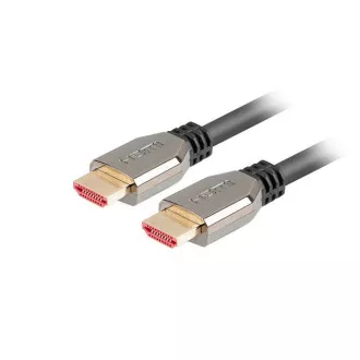 LANBERG Ultra High Speed HDMI 2.1 kabel, 48 Gbps, 8K@60Hz, 5K@120Hz, délka 1,8m, černý, zlacené konektory LANBERG Ultra High Speed HDMI 2.1 kabel, 48 Gbps, 8K@60Hz, 5K@120Hz, délka 1,8m, černý, zlacené konektory
