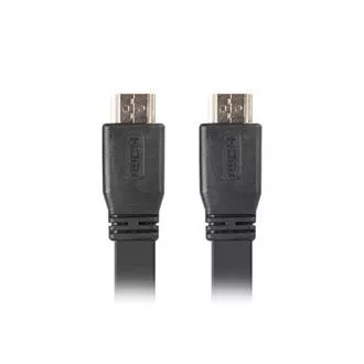 LANBERG HDMI M / M 2.0 plochý kabel 1,8m 4K, černý