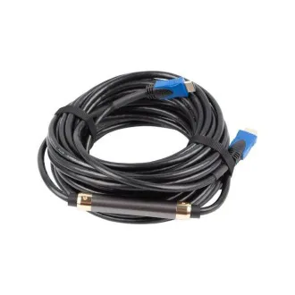 LANBERG HDMI M / M 2.0 kabel 15m 4K, CU, černý