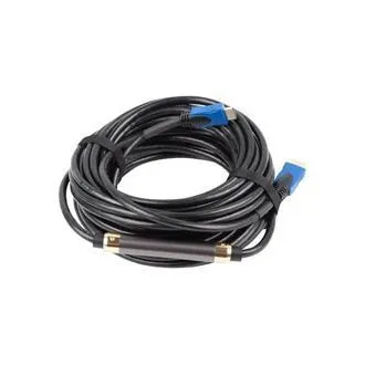 LANBERG HDMI M / M 2.0 kabel 15m 4K, CU, černý