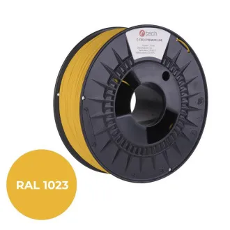 C-TECH tisková struna PREMIUM LINE ( filament ) , ABS, dopravní žlutá, RAL1023, 1,75mm, 1kg