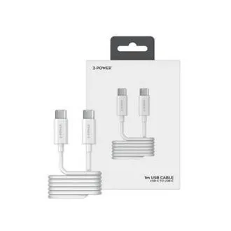 2-Power kabel USB-C to USB-C, 1M