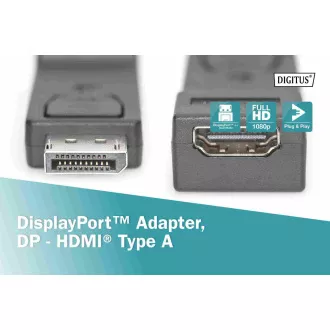 Digitus DisplayPort adapter, Displayport samec -> HDMI A samice