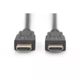 Digitus Připojovací kabel HDMI High Speed, typ A M/M, 3,0 m, Ultra HD 60p, zlatý, bl Digitus Připojovací kabel HDMI High Speed, typ A M/M, 3,0 m, Ultra HD 60p, zlatý, bl