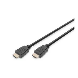 Digitus Připojovací kabel HDMI High Speed, typ A M/M, 3,0 m, Ultra HD 60p, zlatý, bl Digitus Připojovací kabel HDMI High Speed, typ A M/M, 3,0 m, Ultra HD 60p, zlatý, bl