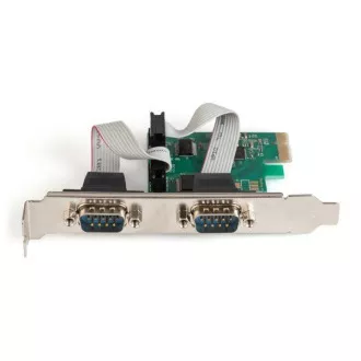 Digitus Adaptér PCI Express x1 2xseriový port, +low profile čipová sada: ASIX99100