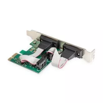Digitus Adaptér PCI Express x1 2xseriový port, +low profile čipová sada: ASIX99100