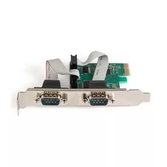 Digitus Adaptér PCI Express x1 2xseriový port, +low profile čipová sada: ASIX99100