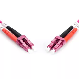 DIGITUS Fiber Optic Patch Cord, LC to LC, Multimode OM4 - 50/125 µ, Duplex Length 2m DIGITUS Fiber Optic Patch Cord, LC to LC, Multimode OM4 - 50/125 µ, Duplex Length 2m