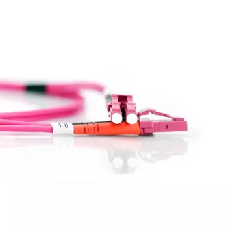 DIGITUS Fiber Optic Patch Cord, LC to LC, Multimode OM4 - 50/125 µ, Duplex Length 5m