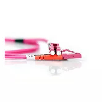 DIGITUS Fiber Optic Patch Cord, LC to LC, Multimode OM4 - 50/125 µ, Duplex Length 5m