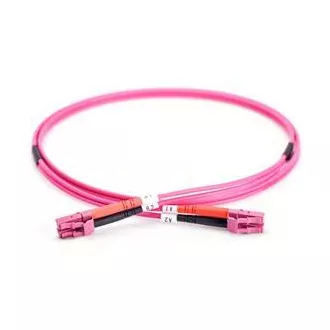 DIGITUS Fiber Optic Patch Cord, LC to LC, Multimode OM4 - 50/125 µ, Duplex Length 5m