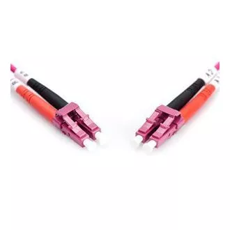 DIGITUS Fiber Optic Patch Cord, LC to LC, Multimode OM4 - 50/125 µ, Duplex Length 5m