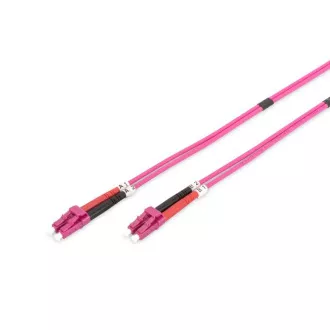 DIGITUS Fiber Optic Patch Cord, LC to LC, Multimode OM4 - 50/125 µ, Duplex Length 7m DIGITUS Fiber Optic Patch Cord, LC to LC, Multimode OM4 - 50/125 µ, Duplex Length 7m