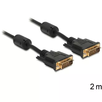 Delock připojovací kabel DVI-D 24+1 samec > samec 2 m