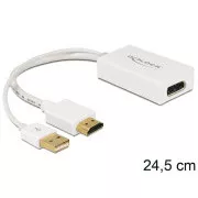 Delock Adaptér HDMI-A samec > Displayport samice
