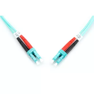 DIGITUS Fiber Optic Patch Cord, LC to LC, Multimode, OM3, 50/125 µ, Duplex Length 3m