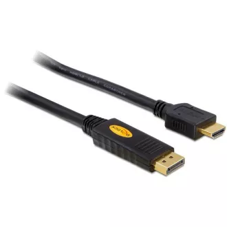 Delock kabel DisplayPort samec na HDMI samec, délka 3m