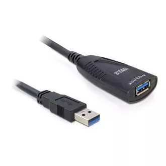 Delock USB 3.0 prodlužovací kabel A/A, samec/samice,délka 5m s aktivním zesílením