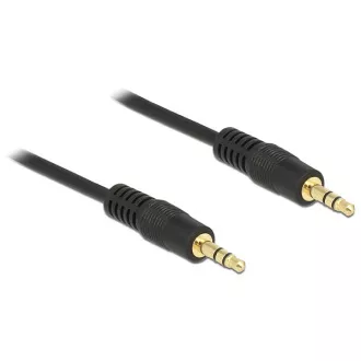 Delock Stereo Jack Cable 3.5 mm 3 pin male > male 3 m black Delock Stereo Jack Cable 3.5 mm 3 pin male > male 3 m black