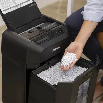 Fellowes Skartovač AutoMax 90 M - 90 listů/17L/Křížový řez Fellowes Skartovač AutoMax 90 M - 90 listů/17L/Křížový řez