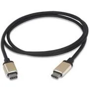 PremiumCord Kabel USB 3.1 konektor C/male - USB 3.1 konektor C/male, 1m hliníkové konektory