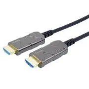 PremiumCord Ultra High Speed HDMI 2.1 optický fiber kabel 8K@60Hz,zlacené 5m - Rozbalené