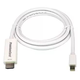 PremiumCord mini DisplayPort 1.2 na HDMI 2.0 kabel pro rozlišení 4Kx2K@60Hz, 1m PremiumCord mini DisplayPort 1.2 na HDMI 2.0 kabel pro rozlišení 4Kx2K@60Hz, 1m