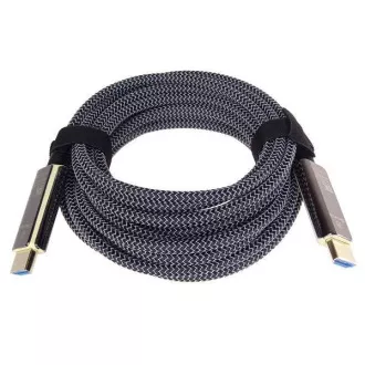 PremiumCord Ultra High Speed HDMI 2.1 optický fiber kabel 8K@60Hz,zlacené 20m
